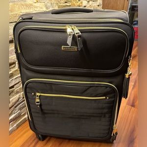 Steve Madden suitcase (checked size) black and gold details